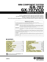 Yamaha GX-707-707-VCD - Service Manual